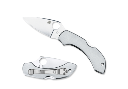 Spyderco Knives Spyderco Dragonfly Stainless Handle, VG10 Steel Spyderco Knives Spyderco Dragonfly Stainless Handle, VG10 Steel
