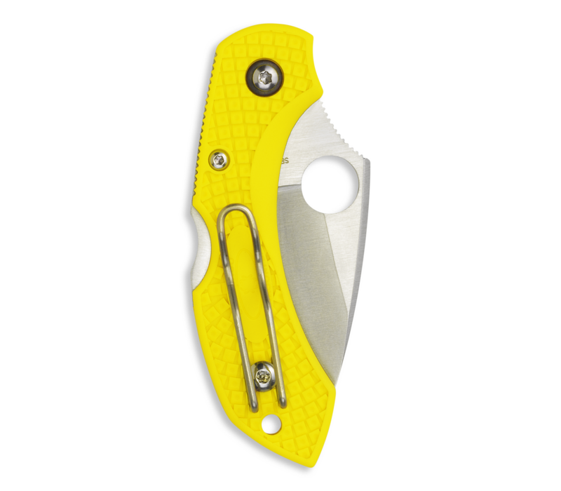 Spyderco, Dragonfly 2 Salt Yellow FRN and H-1 Steel
