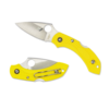 Spyderco Knives Spyderco, Dragonfly 2 Salt Yellow FRN and H-1 Steel