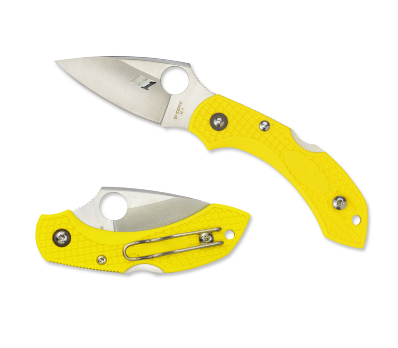 Spyderco, Dragonfly 2 Salt Yellow FRN and H-1 Steel