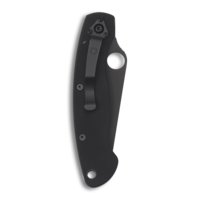 Spyderco Military Model Folder-Black G-10 Handle & CPMS30V Black Coated Blade