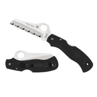 Spyderco, Rescue 79mm Black FRN and VG10 Serrated