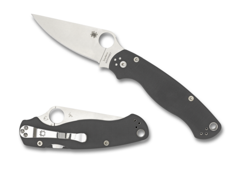 Spyderco Knives Spyderco Para Military 2- Gray G-10 Handle and Maxamet Powdered Steel Blade