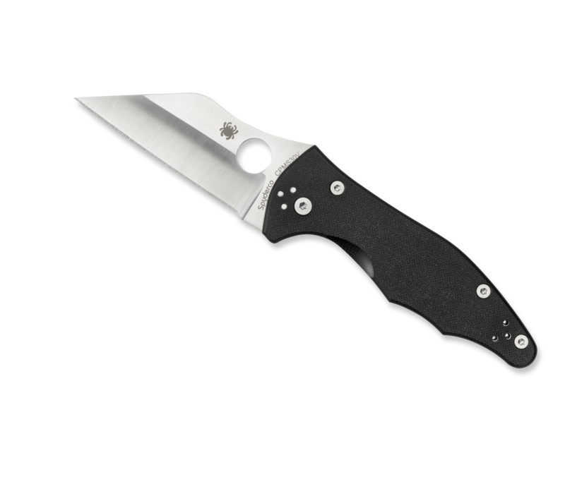 C85GP2--Spyderco, Yojimbo 2 w/ Black G-10 Handle and CPMS30V Powdered Steel Blade