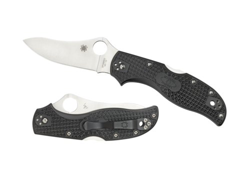 Spyderco Knives Spyderco, Stretch 2 Black FRN and VG10 Blade