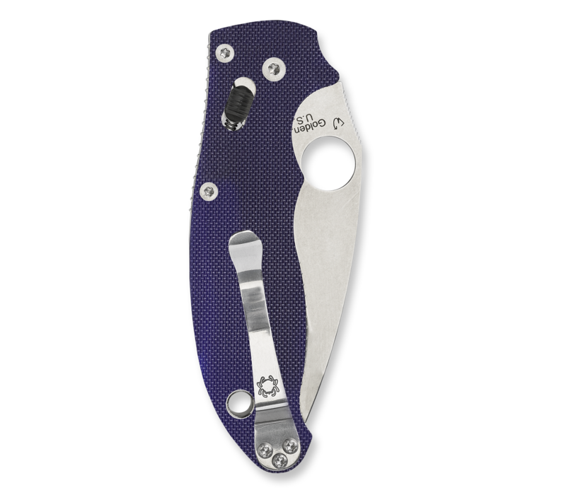 C101GPDBL2--Spyderco, Manix 2 w/ Dark Blue G-10 Handle and CPMS110V Powdered Steel Blade