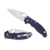 Spyderco Knives C101GPDBL2--Spyderco, Manix 2 w/ Dark Blue G-10 Handle and CPMS110V Powdered Steel Blade