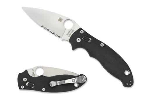 Spyderco Knives Spyderco, Manix 2, Black G-10 and CPMS30V, ComboEdge