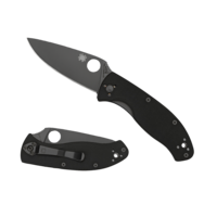 Spyderco, Tenacious Black G10 Handle, 8Cr13MoV Stainless Black Blade