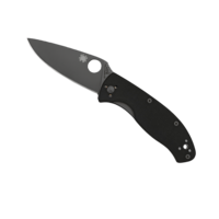 Spyderco, Tenacious Black G10 Handle, 8Cr13MoV Stainless Black Blade