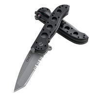 CRKT M16 Tanto Flipper Triple Point Serrations