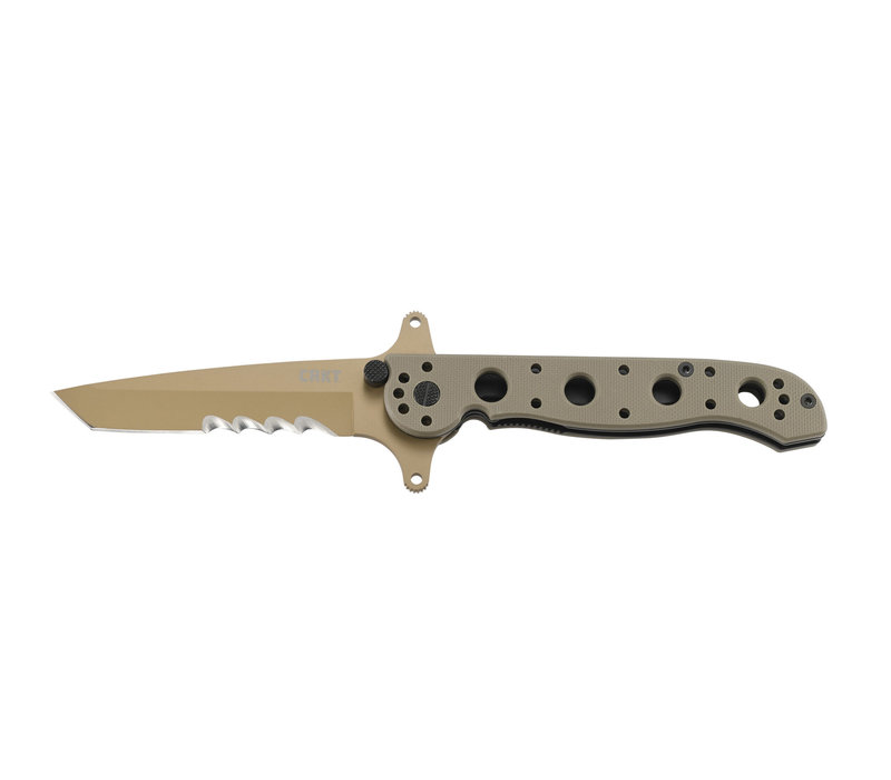 CRKT M16-13DSFG Tanto Desert Tan, Veff Serrations