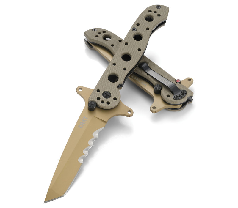 CRKT M16-13DSFG Tanto Desert Tan, Veff Serrations