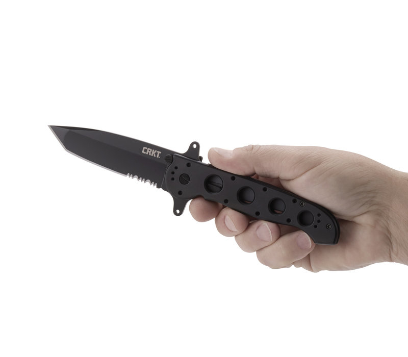 CRKT M16 Special Forces Black Tanto Triple Point Serrations