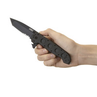 CRKT, Black Tanto, Triple Point Serrations, Strap Cutter, Glass Breaker