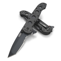 CRKT, Black Tanto, Triple Point Serrations, Strap Cutter, Glass Breaker