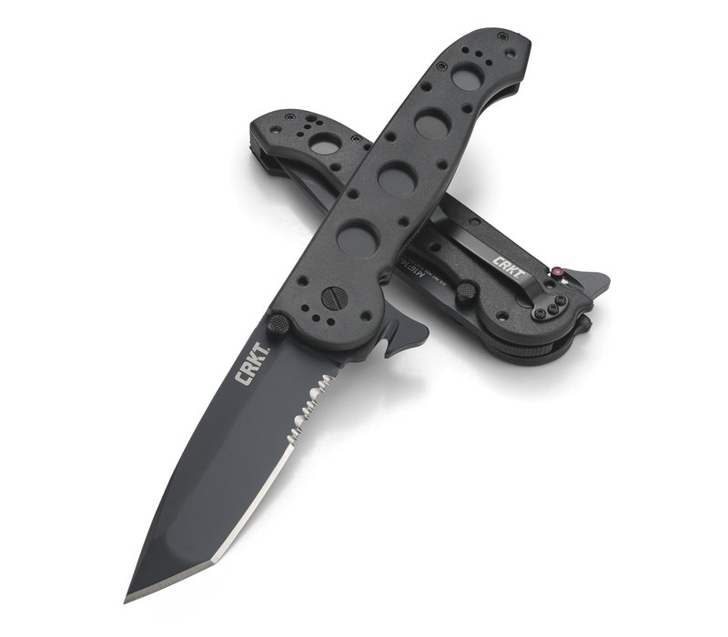 CRKT, Black Tanto, Triple Point Serrations, Strap Cutter, Glass Breaker