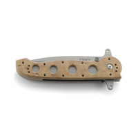 CRKT M16 Desert Tan Tanto Triple Point Serrations
