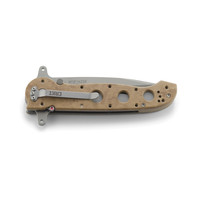 CRKT M16  Desert Tan Tanto Tactical Folder- Triple Point Serrations