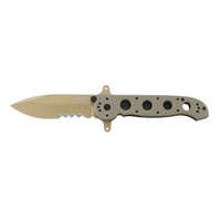 CRKT, Flipper Desert Tan, Veff Serrations