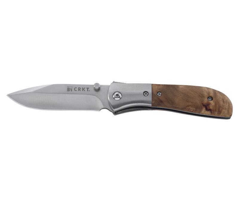 CRKT M4 Assisted Open- Burled Wood