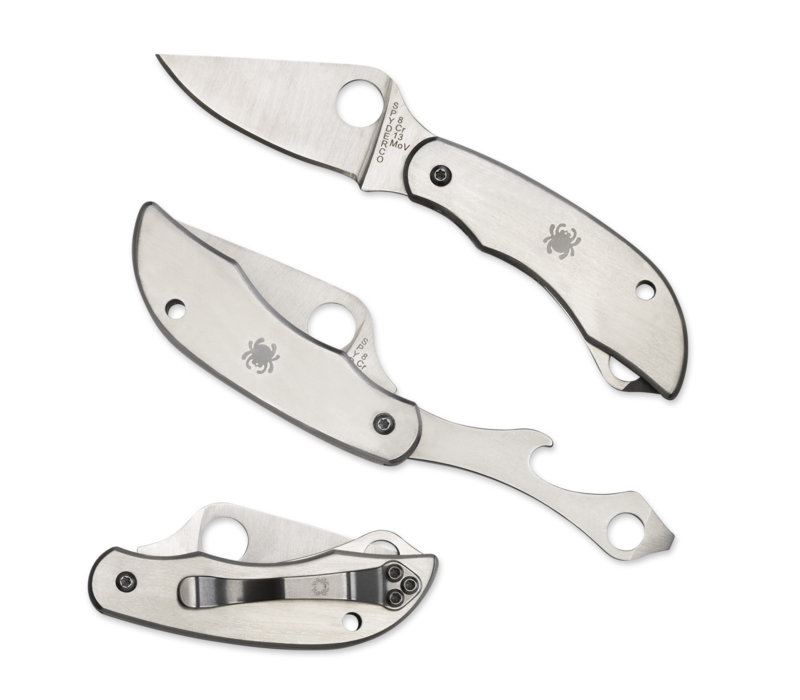 Spyderco Clipitool with Screwdriver and Bottle Opener, Stainless