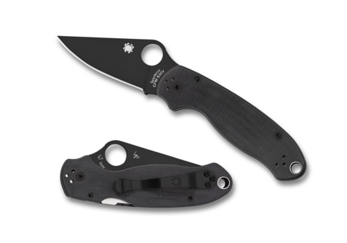Spyderco Knives Spyderco, Para 3 DLC, G10 Handle and CPM S45VN