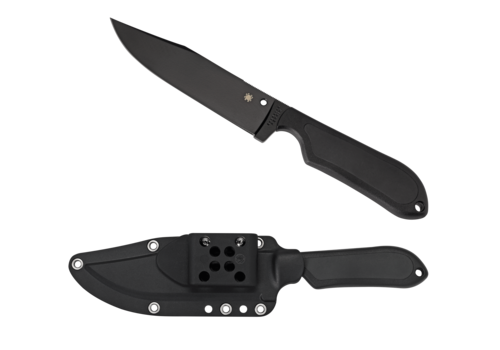 Spyderco Knives Spyderco, Street Bowie Black FRN/Kraton Handle and VG10