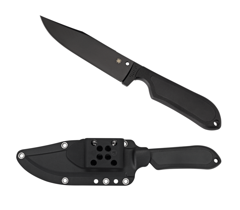 Spyderco, Perrin Black FRN/Kraton Handle and VG10 Blade