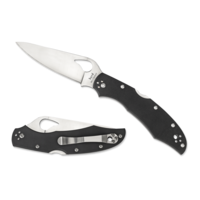 Spyderco Byrd Cara Cara 2- Black G-10 Handle, Plain Edge 8Cr13MoV Stainless Blade