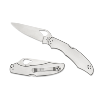 BY03P2--Spyderco, Byrd Cara Cara 2 w/ Stainless Handle and 8Cr13MoV Stainless Blade