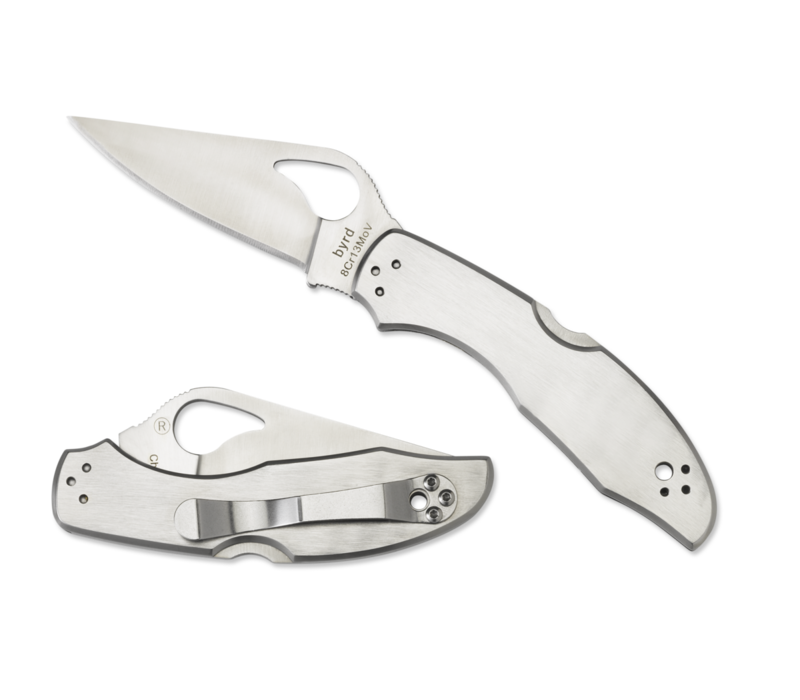 Spyderco, Byrd Meadowlark 2 Stainless, Plain Edge