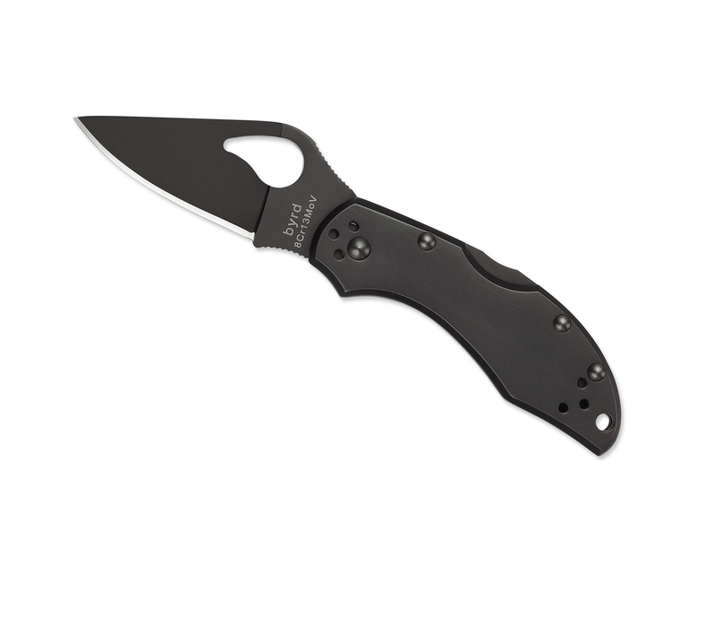 Spyderco, Byrd Robin 2 w/ Stainless Black Handle and 8Cr13MoV Stainless Black Blade