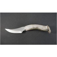 Silver Stag, Cascade Hunter D2 Steel,  Crown Handle