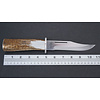 Silver Stag Silver Stag, Deep Valley w/ Crown Handle and D2 Tool Steel Blade w/ Leather Sheath