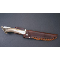 Silver Stag Pacific Bowie- Crown Handle, D2 Steel