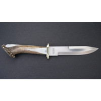 Silver Stag Pacific Bowie- Crown Handle, D2 Steel
