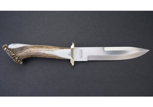 Silver Stag Silver Stag Pacific Bowie Crown Handle, D2 Steel
