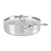 Viking Professional 5-Ply Sauté Pan, 6.4 QT- Satin Finish