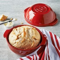 Emile Henry, Bread Pot 9.5" 2.1Qt. (Burgundy)