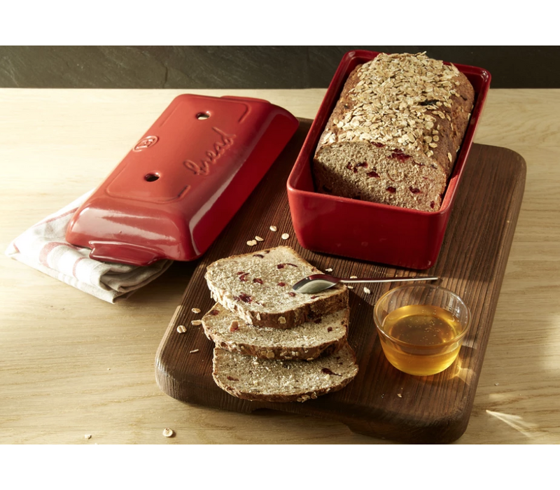 Emile Henry, Bread Loaf Baker 2.1 Qt. Burgandy
