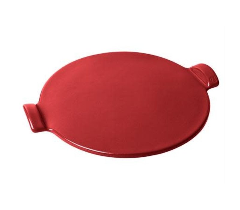 347514--Emile Henry, Smooth Pizza Stone 14.5in (Burgandy)