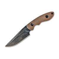 ABKT Predator Fixed Blade- D2 Steel & Brown G10 Handle