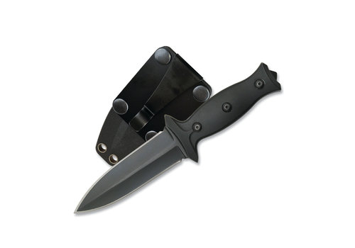 ABKT - American Buffalo Knife & Tool American Buffalo Knife & Tool, Elite Fixed Boot Knife, Stainless Blade