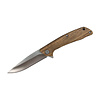 ABKT - American Buffalo Knife & Tool ABKT Roper Jr Outlaw Ball  Bearing Folder- Zebrawood Handle