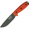 ESEE Esee 4 Fixed Blade- Orange G-10 Handle, 1095 Carbon Steel
