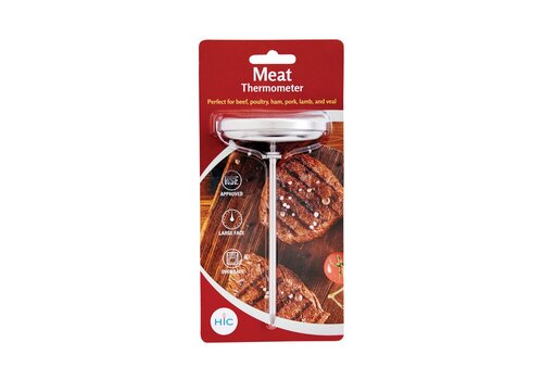 HIC HIC Roasting Large Face Meat Thermometer 3"