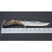 Silver Stag, Deep Valley Crown Anter Handle & D2 Steel