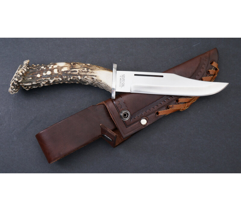 Silver Stag, Deep Valley Crown Anter Handle & D2 Steel