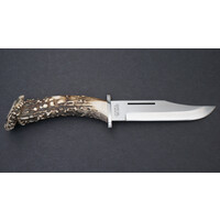 Silver Stag, Deep Valley Crown Anter Handle & D2 Steel